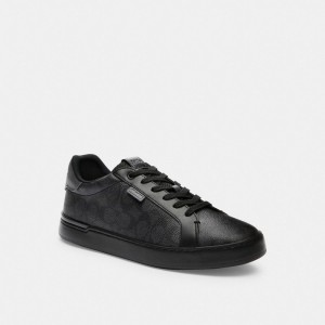 Coach Lowline Low Top Sneaker In Signature Canvas Cinzentas | COH866816