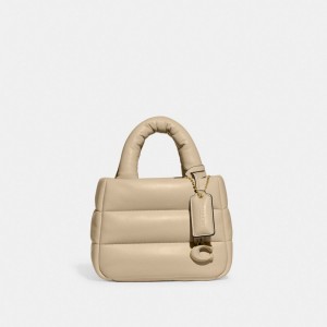 Coach Mini Pillow Tote Bag Branco | COH865034