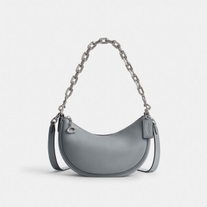 Coach Mira Shoulder Bag Prateadas Cinzentas Azuis | COH865423
