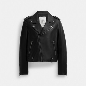 Coach Moto Jacket Pretas | COH865937