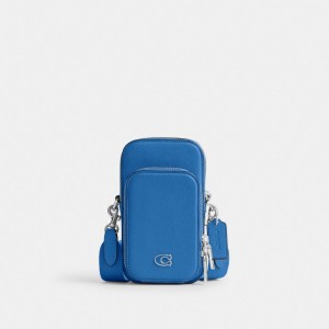 Coach Phone Crossbody Azuis | COH865210