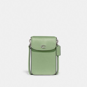 Coach Phone Crossbody Bag Prateadas | COH865399