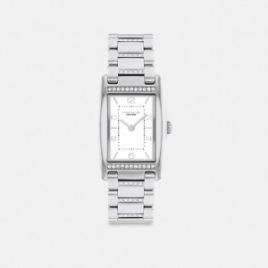 Coach Reese Watch, 24 Mm X 35 Mm Cinzentas | COH866264