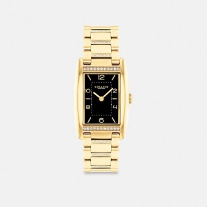 Coach Reese Watch, 24 Mm X 35 Mm Douradas | COH866239