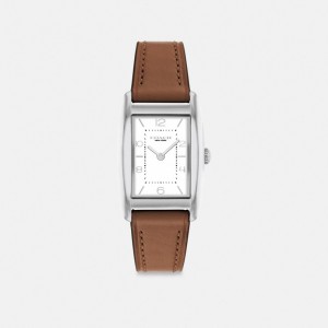 Coach Reese Watch, 24 Mm X 35 Mm Marrom | COH866309