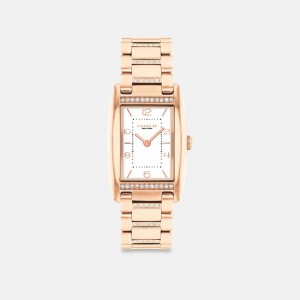 Coach Reese Watch, 24 Mm X 35 Mm Rosa Douradas | COH866240