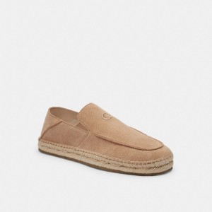 Coach Reilly Espadrille Cinzentas Marrom | COH866827