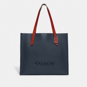 Coach Relay Tote Bag Azuis | COH866528