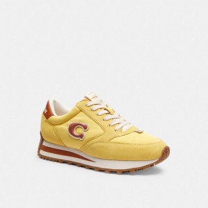 Coach Runner Sneaker Amarelas | COH865812