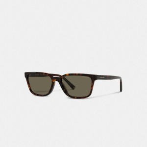 Coach Signature Workmark Square Sunglasses Marrom | COH866368