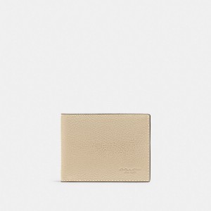 Coach Slim Billfold Wallet Branco | COH866715