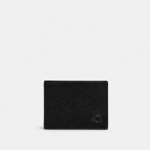 Coach Slim Billfold Wallet Pretas | COH866712