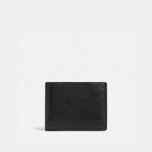 Coach Slim Billfold Wallet Pretas | COH866713