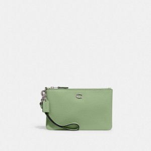 Coach Small Wristlet Prateadas | COH865626