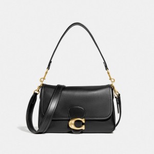 Coach Soft Tabby Shoulder Bag Pretas | COH864967