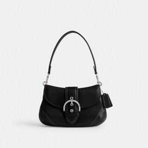 Coach Soho Bag In Regenerative Leather Prateadas Pretas | COH864969