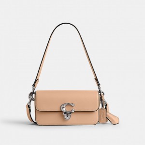 Coach Studio Baguette Bag Prateadas | COH864753
