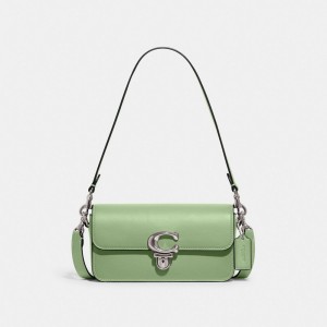 Coach Studio Baguette Bag Prateadas | COH864728