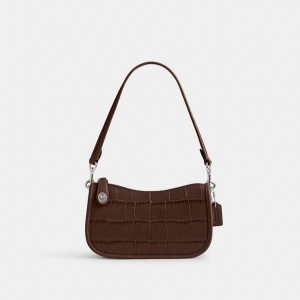 Coach Swinger Bag 20 Prateadas | COH864770