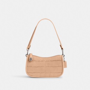 Coach Swinger Bag 20 Prateadas | COH864822