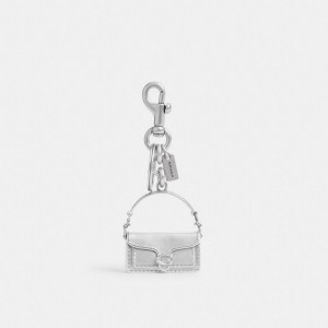 Coach Tabby Bag Charm Prateadas Prateadas | COH866458