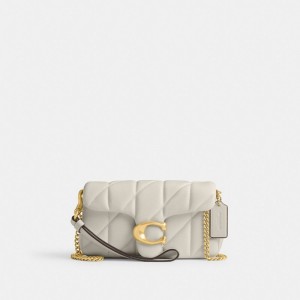 Coach Tabby Crossbody Wristlet With Pillow Quilting Branco | COH865306