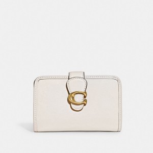 Coach Tabby Medium Wallet Branco | COH865580