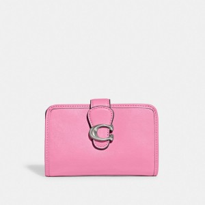 Coach Tabby Medium Wallet Prateadas Rosa | COH865530