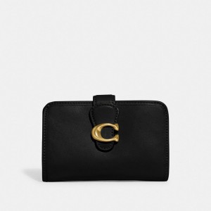 Coach Tabby Medium Wallet Pretas | COH865552