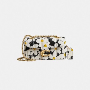 Coach Tabby Shoulder Bag 20 With Quilting And Floral Print Multicoloridas | COH864877