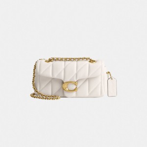 Coach Tabby Shoulder Bag 20 With Quilting Branco | COH865319