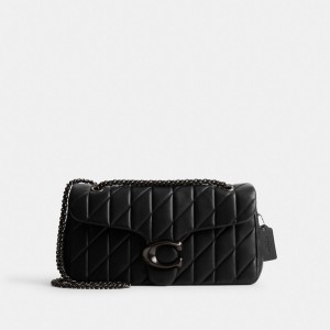 Coach Tabby Shoulder Bag 33 With Quilting Azuis Cinzentas Pretas | COH865002
