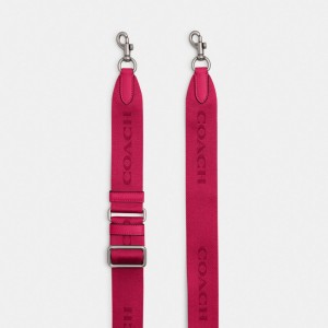 Coach Tonal Signature Webbing Strap Prateadas | COH866475