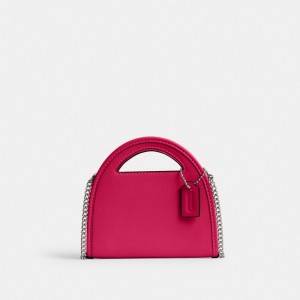 Coach Top Handle Card Case Prateadas | COH865573