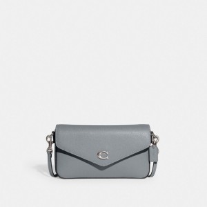 Coach Wyn Crossbody Bag Prateadas Cinzentas Azuis | COH865252