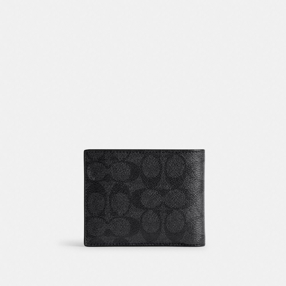 Coach 3 In 1 Wallet In Signature Canvas With Graphic Cinzentas Multicoloridas | COH866724