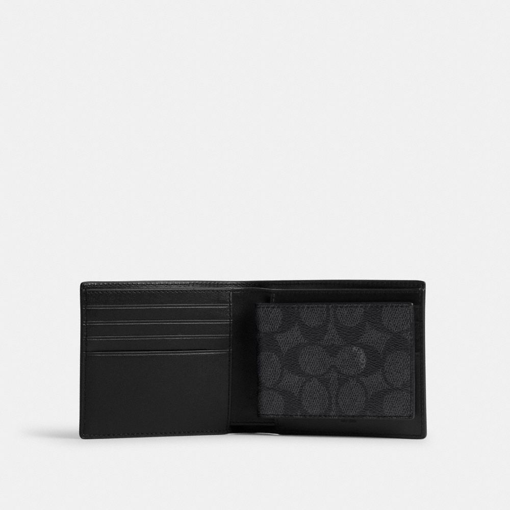 Coach 3 In 1 Wallet In Signature Canvas With Graphic Cinzentas Multicoloridas | COH866724
