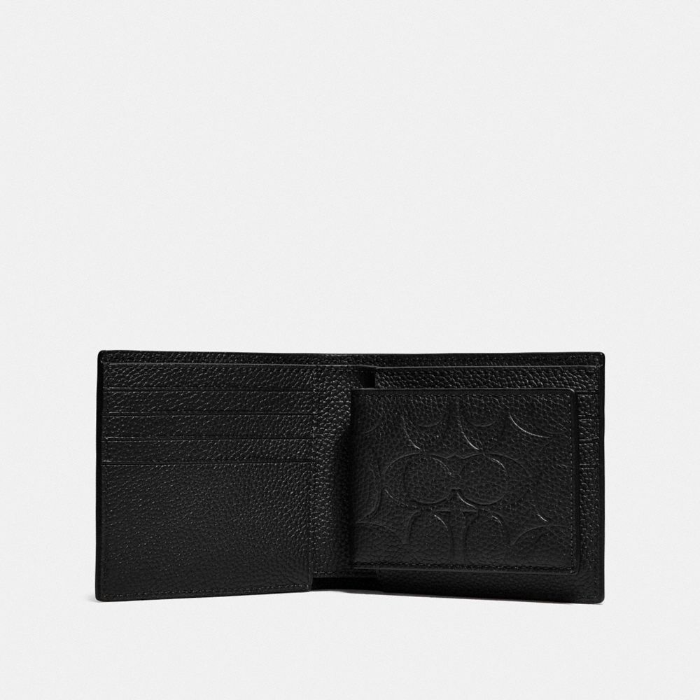 Coach 3 In 1 Wallet In Signature Leather Pretas | COH866718