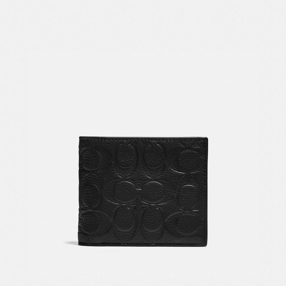Coach 3 In 1 Wallet In Signature Leather Pretas | COH866718