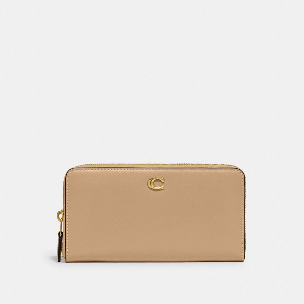 Coach Accordion Zip Wallet Marrom | COH866729