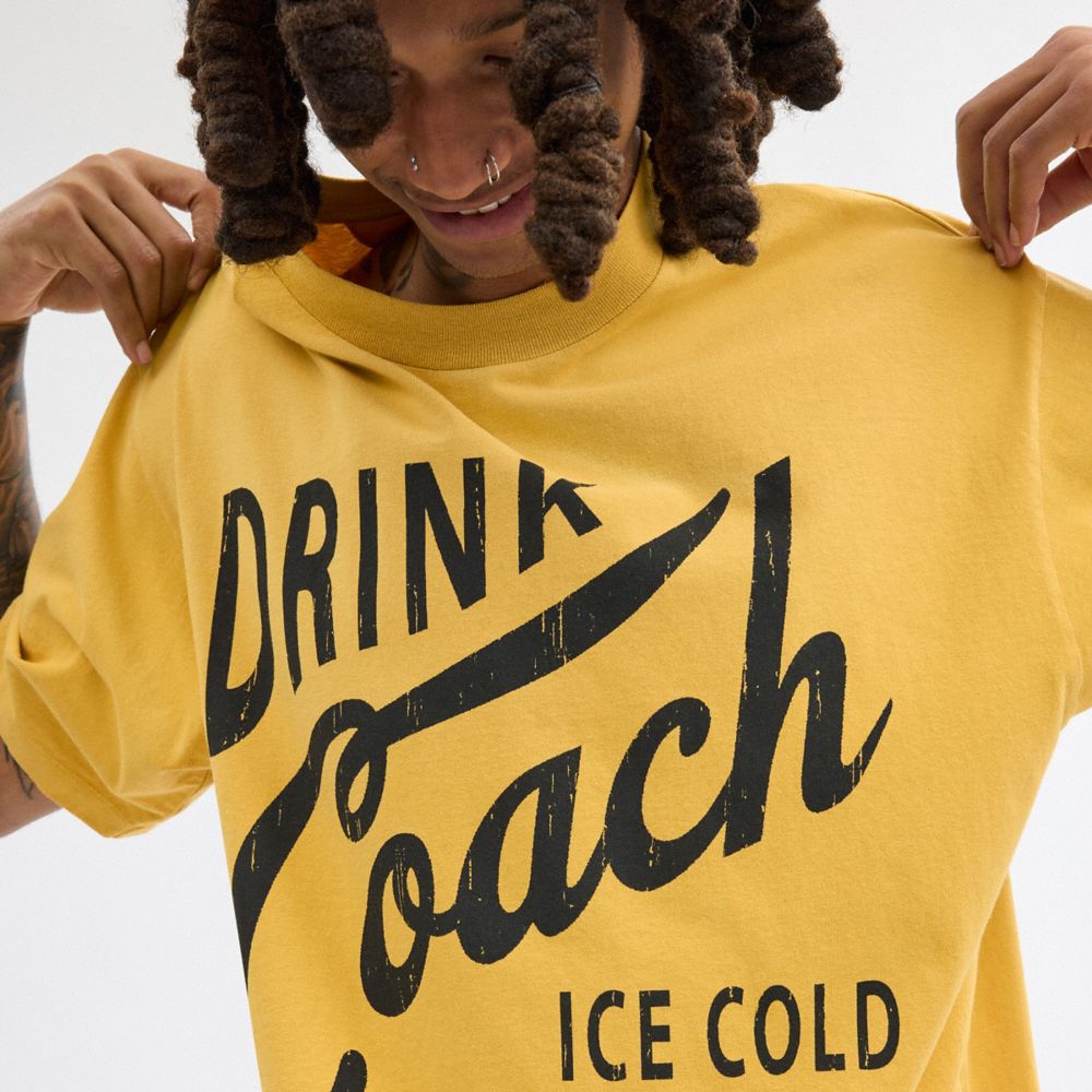 Coach Americana T Shirt Amarelas | COH866927