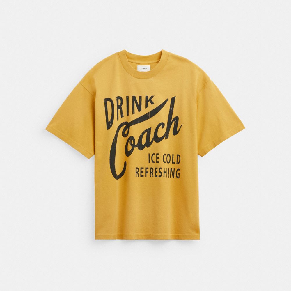 Coach Americana T Shirt Amarelas | COH866927