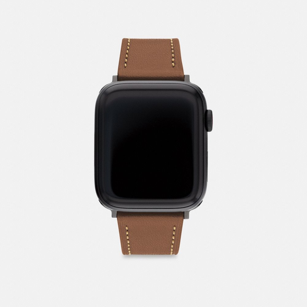 Coach Apple Watch® Strap, 42 Mm And 44 Mm Marrom | COH866967