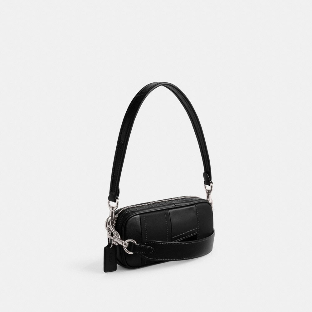 Coach Avery Shoulder Bag In Patchwork Prateadas Pretas | COH864890