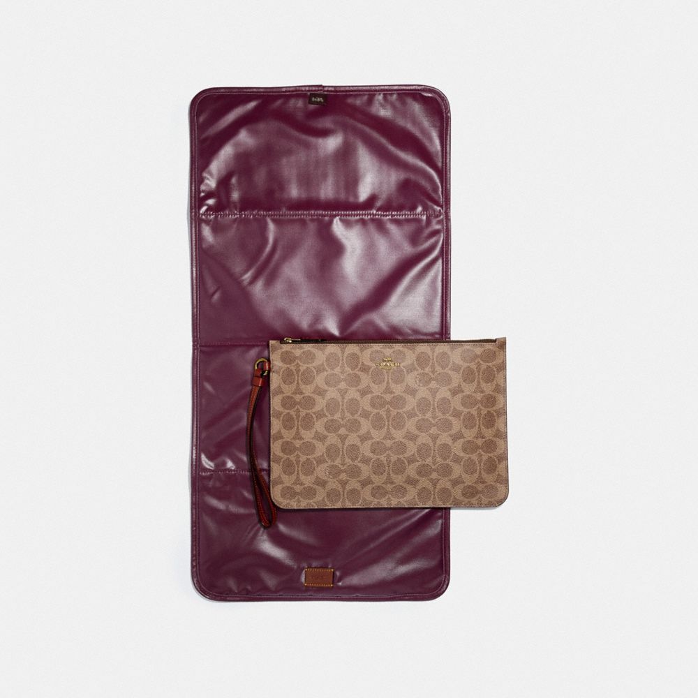 Coach Baby Backpack In Signature Canvas Marrom Vermelhas | COH865469