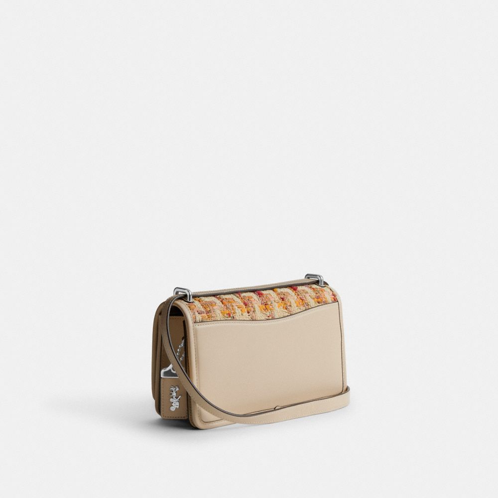 Coach Bandit Shoulder Bag In Tweed Prateadas Multicoloridas | COH864891