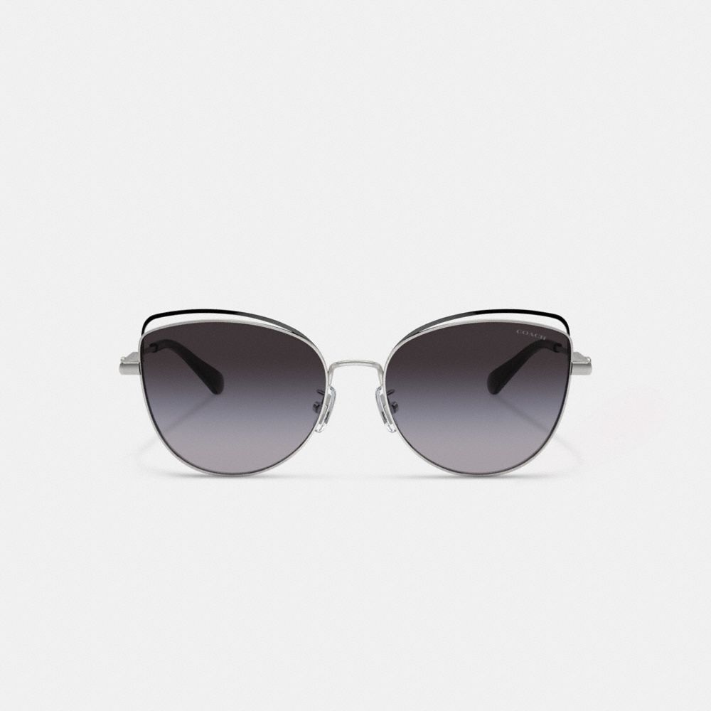 Coach Bandit Wire Oval Sunglasses Cinzentas | COH866327