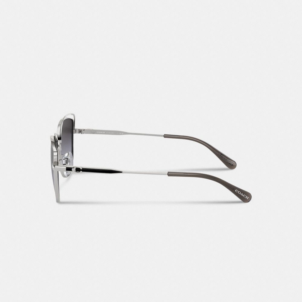 Coach Bandit Wire Oval Sunglasses Cinzentas | COH866327