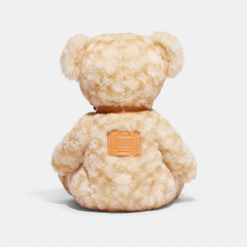 Coach Bear Collectible In Signature Shearling Bege | COH866432