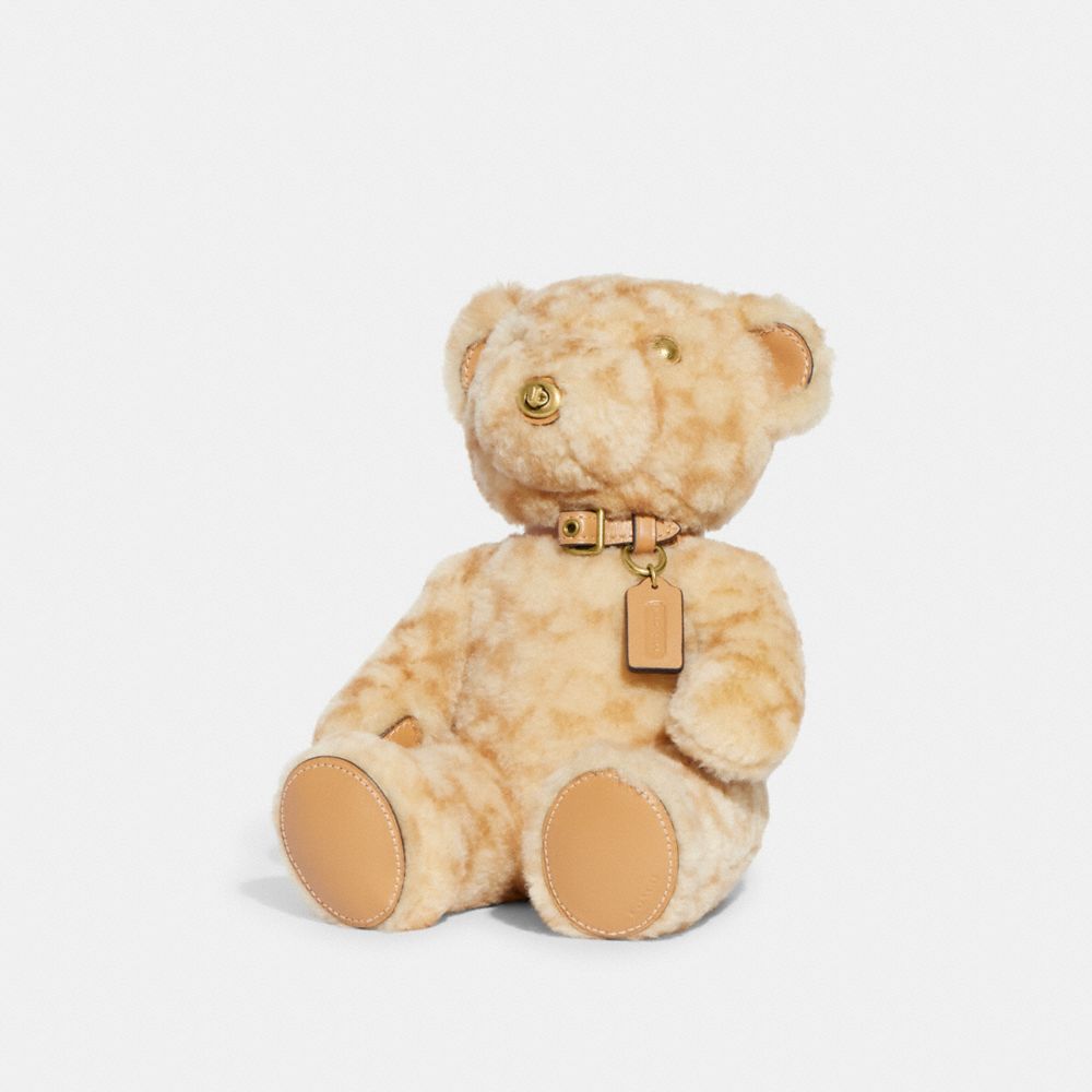 Coach Bear Collectible In Signature Shearling Bege | COH866432